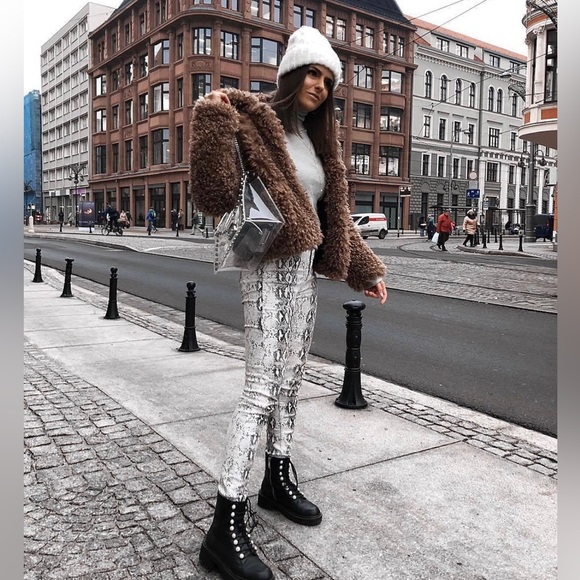 Zara Snake Print Jeans - Picture 4 of 4